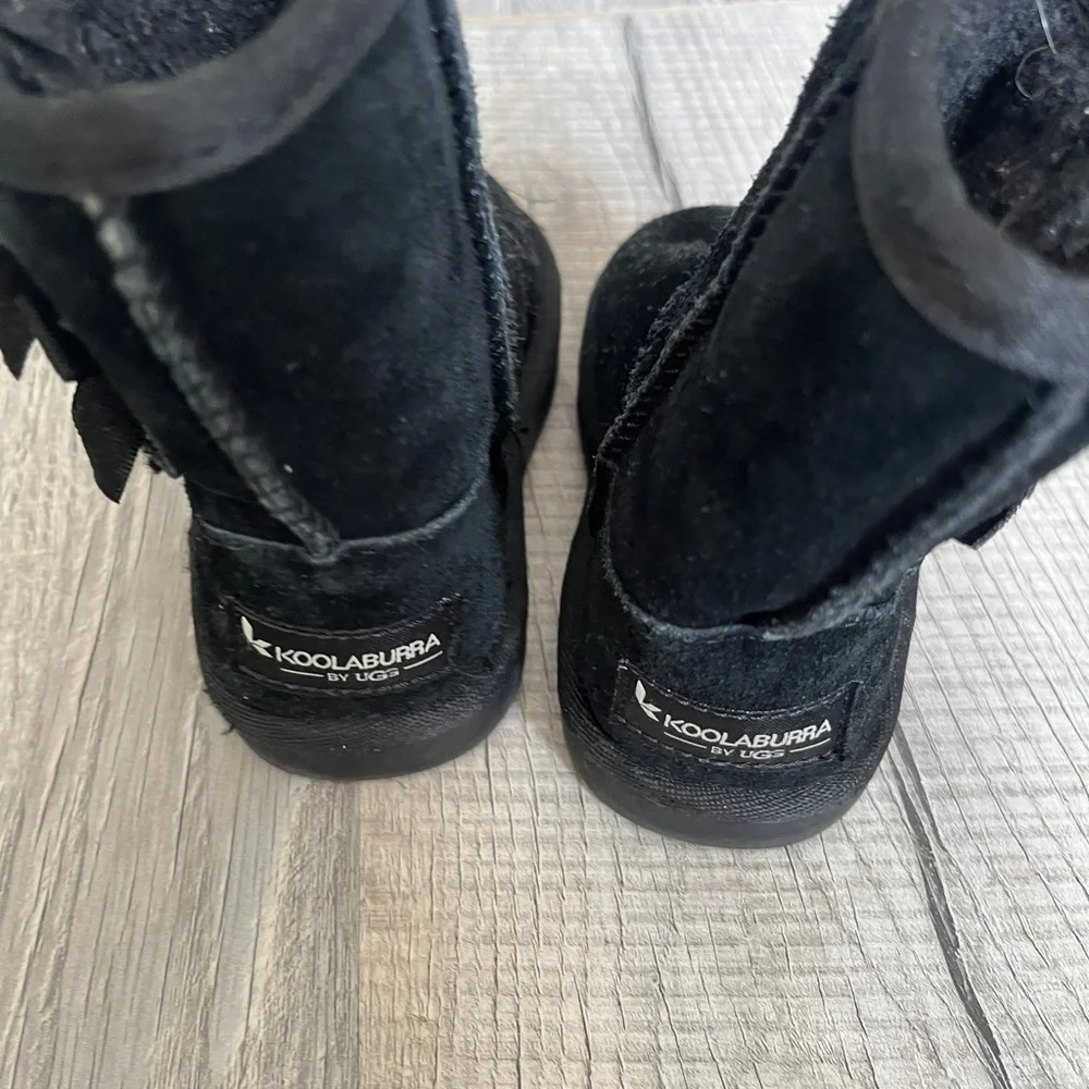 Koolaburra Black Suede Boots toddler